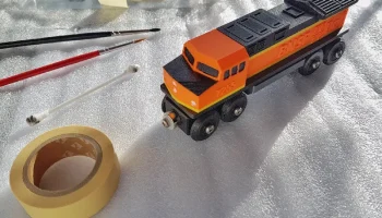 Игрушечный поезд Локомотив BNSF BRIO / совместимость с IK... 7