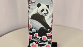 Закладка Pink Panda, напечатанная на 3D-принтере - многоц... 2