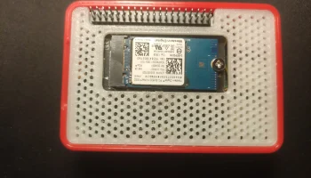 Корпус Raspberry Pi 5 с поддержкой HAT M.2 NVME SSD, специальной верхней частью и кнопкой питания (ОБНОВЛЕНО v1.3) pi5 rpi5 2