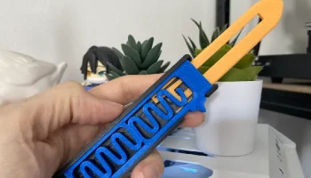 Лезвие ножа OTF Fidget с более прочными зажимами............