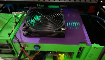 2U mini-ITX, 10-дюймовая стойка, крышка 120 мм........