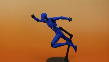 CARBON 13 Шарнирная фигура для печати 3
