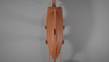 Модель корабля-галеона, совместимая с DnD Spelljammer....... 5