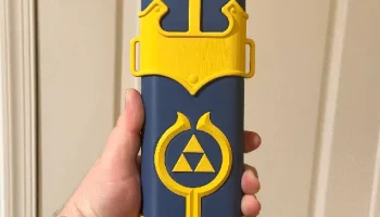 Legend of Zelda Master Sword Scabbard (BOTW) (TOTK) (Полн... 1