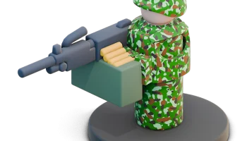 Нижний диапазон - ручной пулеметчик JSDF... Нижний диапазон - ручной пулеметчик JSDF...