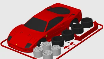 Карточка комплекта Ferrari F40 5