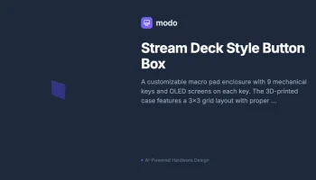 Коробка для кнопок в стиле Stream Deck - корпус для макро...