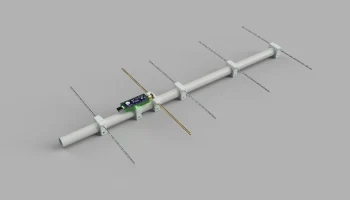 Антенна Яги 70 см с SDR 1