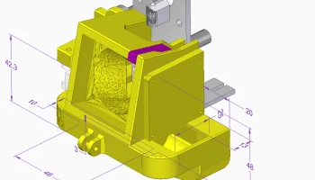 Кожух вентилятора MicroSwiss Direct Drive CR10S Pro V2 - ... 1