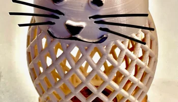 Кошачья копилка с качающимися ушками... 5