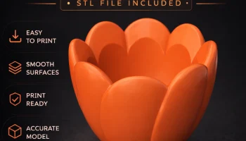Цветочная ваза для 3D-печати