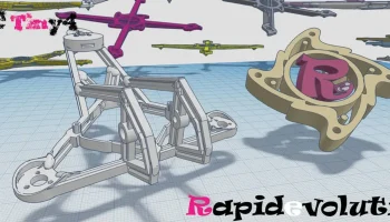 RetinY4 - Rapidevolution - Вертолет 1S Micro Y4 для печат... RetinY4 - Rapidevolution - Вертолет 1S Micro Y4 для печат...