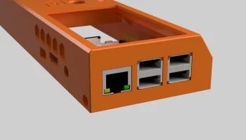 ЖК-дисплей Hyperpixel 4 дюйма MK3S+ RPI 3 с крышкой 1
