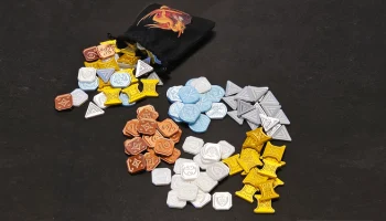 Монеты, вдохновленные D&D - набор валют для ролевых игр (золото, серебро, медь, платина, электрум)