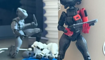 Blackbird // Recon - шарнирная фигура для печати (Carbon ...