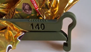 Зажим для сумки двухступенчатый 1