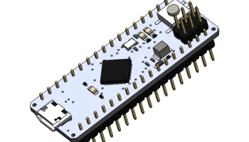 Карта микроконтроллера Arduino Micro.STEP для сборки CAO....