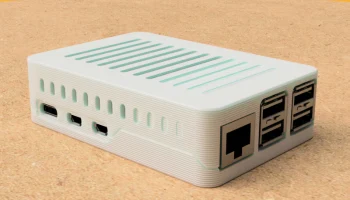 Тонкий/минимальный чехол с защелкой для Raspberry Pi 5......