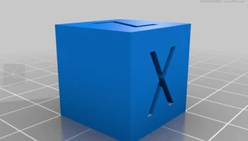 Калибровочный куб XYZ - 20 мм x 20 мм x 20 мм.........