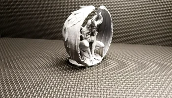 Сексуальная королева суккубов - рогатая демоница с крылья... 3