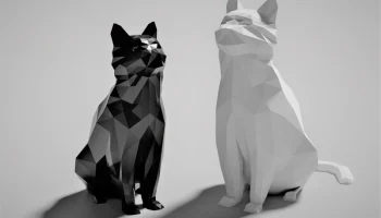 Low Poly Cat 2.0 (Украшение) (Без поддержек!)............ 4
