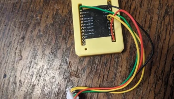 Нижняя часть корпуса ESP32 Lolin Lite с вырезом