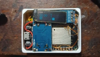 ESP32, OLED 128x32 и корпус TP4056 2