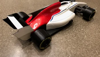 Мод Open RC F1 FIA Formula 2 со шлемом Bell HP7 6