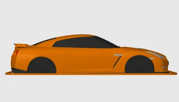 Kit Card Nissan GT-R R35 (масштаб 1:24) 5