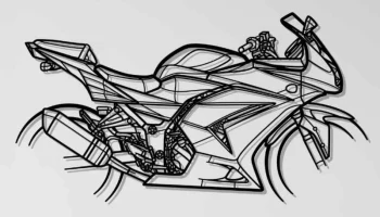 Kawasaki Ninja 250R 2008 г. Настенное искусство... Kawasaki Ninja 250R 2008 г. Настенное искусство...