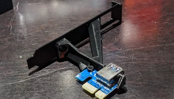 Кронштейн для майнинга PCIe 1