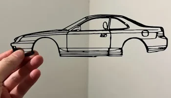 Honda Prelude поколения 5G силуэт/силуэт............