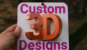 Вывеска: "Индивидуальные 3D-проекты".......