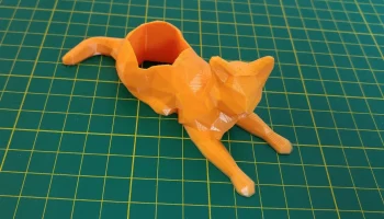 Низкополигональная шестиугольная кошка... 7