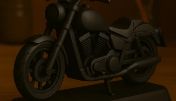 Скульптура мотоцикла Brutal Geometry Harley......