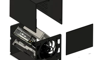 Корпус паровой машины SFF Mini ITX 1