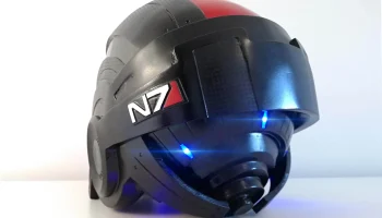 Шлем N7 с ЛАМПАМИ (из Mass Effect), изменен, масштабирова... 5