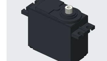 3D-модель сервопривода стандартного размера (STP)......