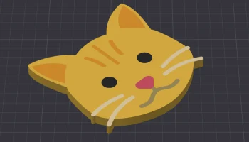 Подставка для смайликов с котом