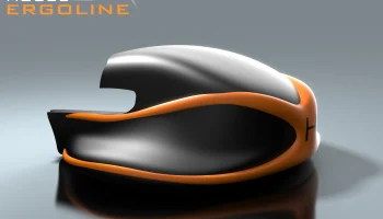 Корпус мыши ERGOLINE - HyperX Pulsefire Saga 7