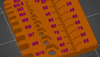 Поисковик болтов и резьб, M2-M10 / 4-100 мм
