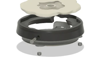 Moon Rocket / Fus&eacute;e lunaire - подставка 700% с держателем.. 1