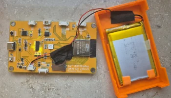 ЖК-дисплей 3,2 дюйма - КОРПУС ESP32 с аккумулятором LIPO... 1