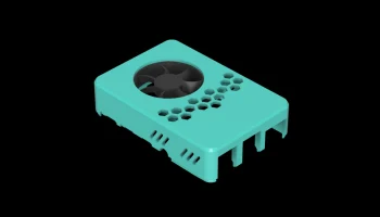 Крышка корпуса Hazi's Raspberry Pi 4 + крепление для вентиля 7