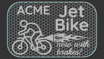Знак ACME Jet Bike 2