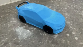 Низкополигональная Honda Civic Type-R 3
