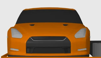 Kit Card Nissan GT-R R35 (масштаб 1:24) 3