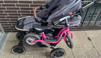 Laufradhalter für Kinderwagen (Puky / ABC Design Salsa 4) Laufradhalter für Kinderwagen (Puky / ABC Design Salsa 4)
