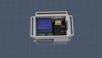 Корпус релейного модуля ESP01/01S 5