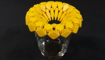 Подставка из ткани подсолнух 6